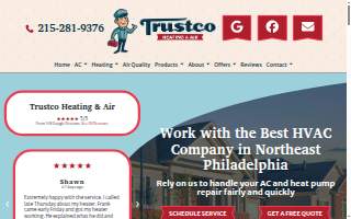 Trustco Heating & Air website