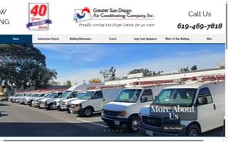 Greater San Diego Air Conditioning Inc website