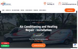HVAC Experts website