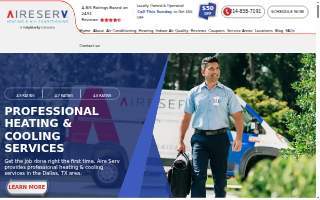 Aire Serv of Dallas website