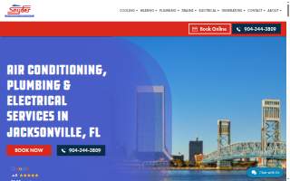 Snyder Air Conditioning, Plumbing & Electric website