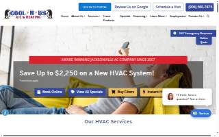 Cool R Us, Inc A/C & Heating website