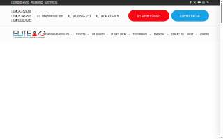 Elite AC website
