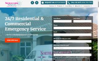 Northeast Florida Heating & Air, Inc. website