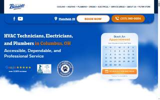Bassett Services: Heating, Cooling, Plumbing, & Electrical website