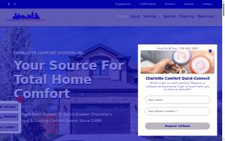 Charlotte Comfort Systems, Inc. website
