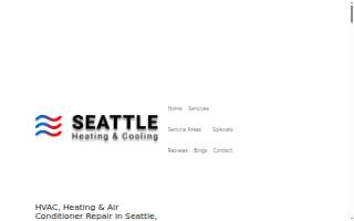Seattle Heating & Cooling website