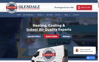 Glendale Heating & Air Conditioning website