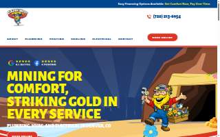 Golden West Plumbing, Heating, Air Conditioning, and Electrical website