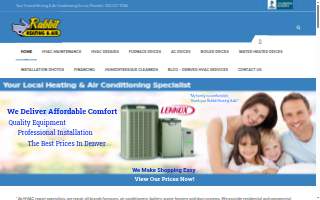 Rabbit Heating & Air LLP website