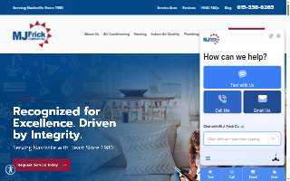 MJ Frick Company, Inc. website