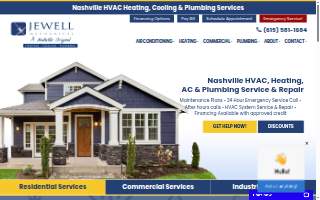 Jewell Mechanical, LLC website