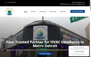 A&H Hvac Services website