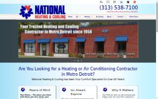 National Heating & Cooling Inc website