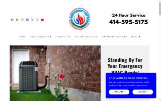 A-1 Milwaukee Heating and Cooling website