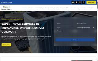 Oasis Heating & Air Conditioning LLC website