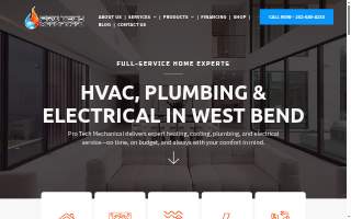 Pro Tech Mechanical website