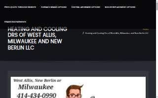 Heating and Cooling Drs of West Allis, Milwaukee and New Berlin LLC website