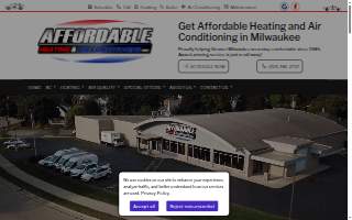 Affordable Heating and Air Conditioning, Inc. website
