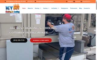 Icy Hot Heating & Cooling website