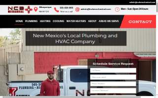 NCB Mechanical website