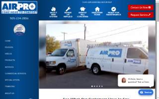 Air Pro website
