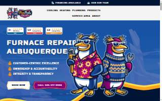 Pen Pals Cooling Heating Plumbing website