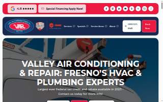 Valley Air Conditioning & Repair, Inc. website