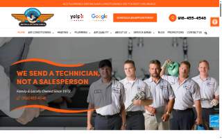Ace Plumbing, Heating & Air website