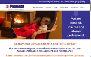 Premium Heating and Air Conditioning, Inc. website