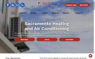 Harris Air of Sacramento website