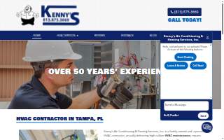 Kenny's Air Conditioning & Heating Services, Inc. website