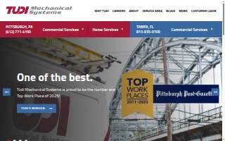 TUDI Mechanical Systems of Tampa website