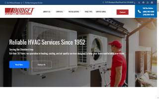 Budget Heating and Cooling website