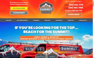 Summit Heating & Cooling website