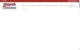 Steve's Heating & Cooling website