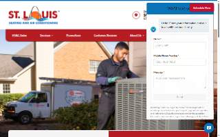 St. Louis Heating and Air Conditioning website