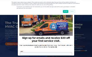 SmartHouse Heating and Cooling website