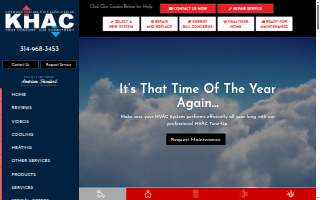 Kirkwood Heating & Air Conditioning website