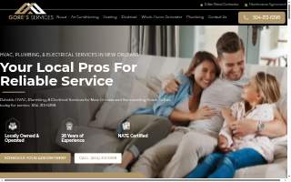 Gore's Services website