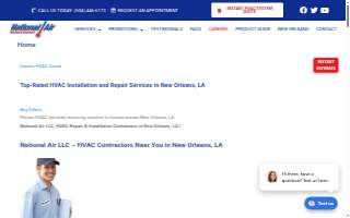 National Air LLC website