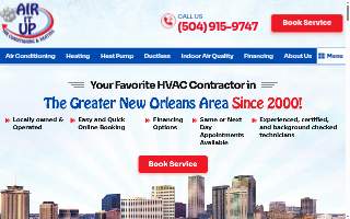Air It Up Air Conditioning & Heating website