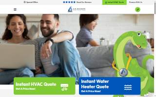 Air Experts Heating & Cooling website