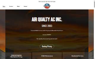 Air Quality Air Conditioning And Heating Repair website