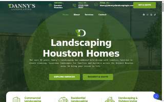 Danny's Landscaping website