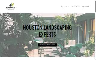 Blackstar Landscaping Houston website