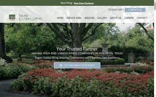 Moss Landscaping website
