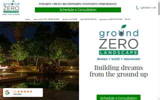 Ground Zero Landscape website