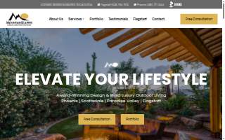 Mountainscapers Landscaping website