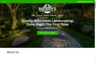 Boerjan’s Landscaping & Design LLC website